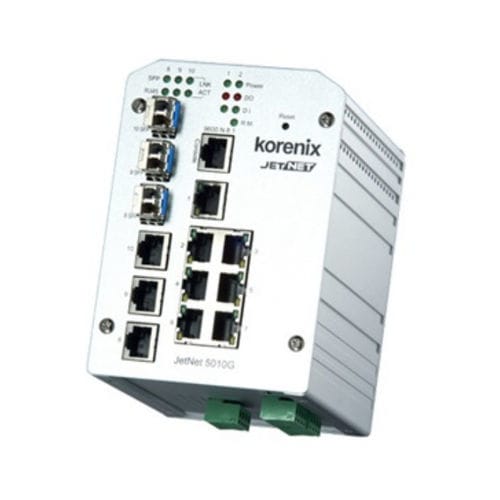 Switch Ethernet gestibile - JetNet 5010G - Beijer Electronics - 10/100BaseT(X) / 10 porte / gigabit