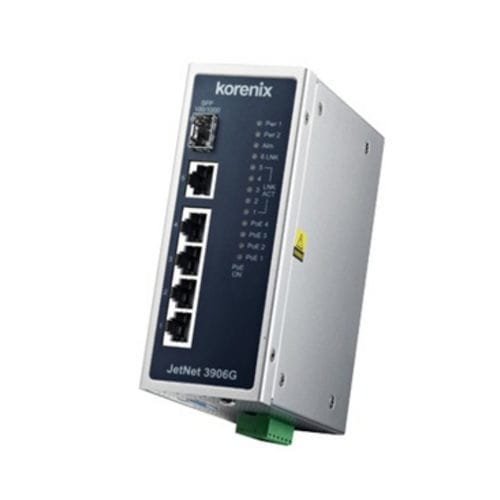 Switch Ethernet non gestibile - JetNet 3906G  - Beijer Electronics - 6 porte / gigabit / su guida DIN