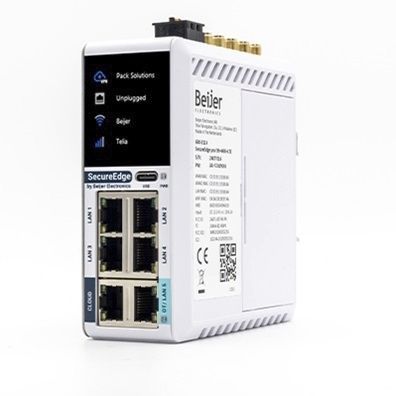 Piattaforma di sicurezza di rete da integrare - SecureEdge pro Eth+WiFi - Beijer Electronics - su guide DIN / firewall / GbE