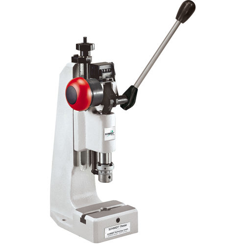 Pressa manuale - SCHMIDT Technology - di stampaggio / di rivettatura / a spingitori rotondi