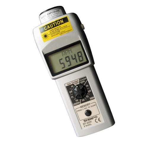 Tachimetro laser - DT-205LR - SEALS USA - a contatto / senza contatto / portatile