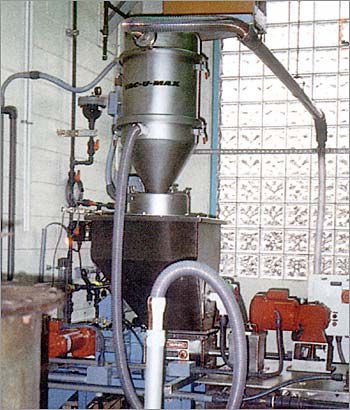 Sistema di trasporto pneumatico per alimentatore - VAC-U-MAX - in aspirazione / per movimentazione / industriale