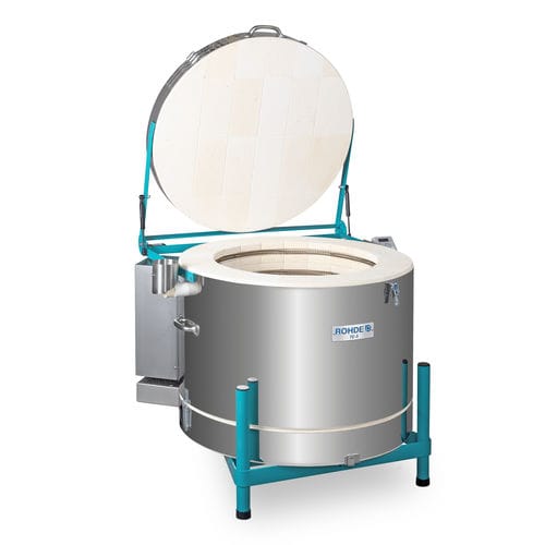 Forno a camera - TE 80 S - Rohde GmbH  - tubolare / di riscaldamento / a gas