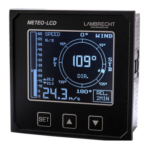 Indicatore digitale - METEO-LCD-NAV - Wilh. LAMBRECHT GmbH - di temperatura / di pressione / di velocità