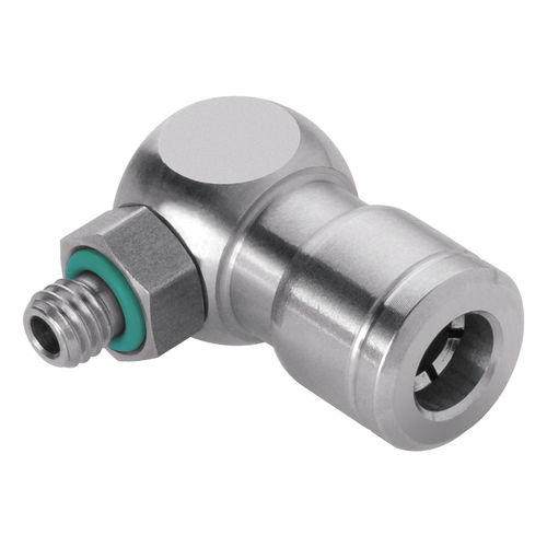 Raccordo pneumatico - 987 - EISELE GmbH - push-in / di angolo / in acciaio inossidabile