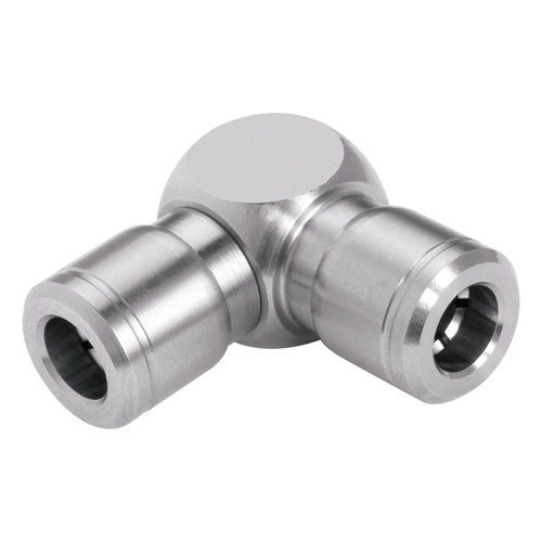 Raccordo a gomito - 977 - EISELE GmbH - pneumatico / a bicchiere / in acciaio inossidabile