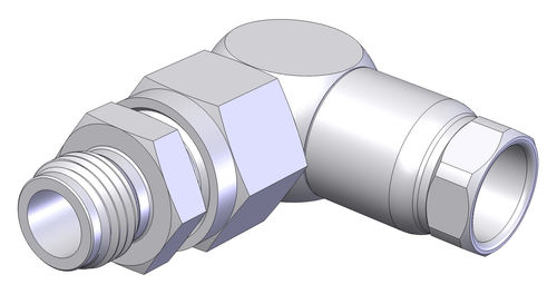 Raccordo di angolo - 3861  - EISELE GmbH - per prodotti chimici / pneumatico / filettato