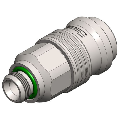 Raccordo rapido - 4192  - EISELE GmbH - pneumatico / in acciaio inossidabile / con filettatura esterna