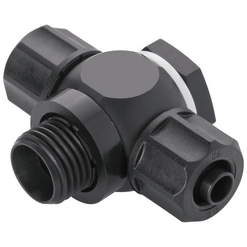 Raccordo pneumatico - 38  - EISELE GmbH - ad avvitamento / a T / in alluminio