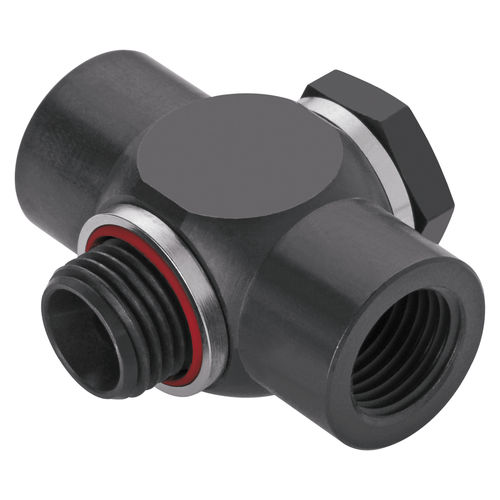 Raccordo pneumatico - 138-xxxxK  - EISELE GmbH - ad avvitamento / a T / in alluminio
