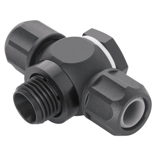 Raccordo pneumatico - 538  - EISELE GmbH - ad avvitamento / a T / girevole