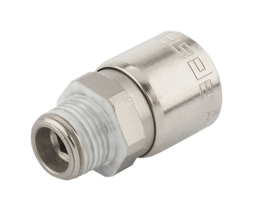 Raccordo pneumatico - 630-xxxxBG - EISELE GmbH - filettato / push-in / in ottone nichelato