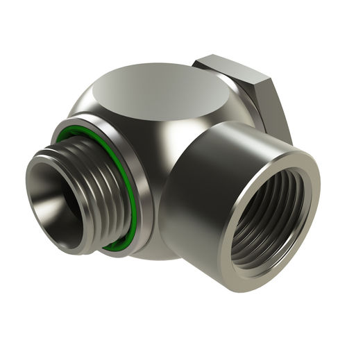 Raccordo pneumatico - SA1503  - EISELE GmbH - ad avvitamento / a gomito / in ottone nichelato
