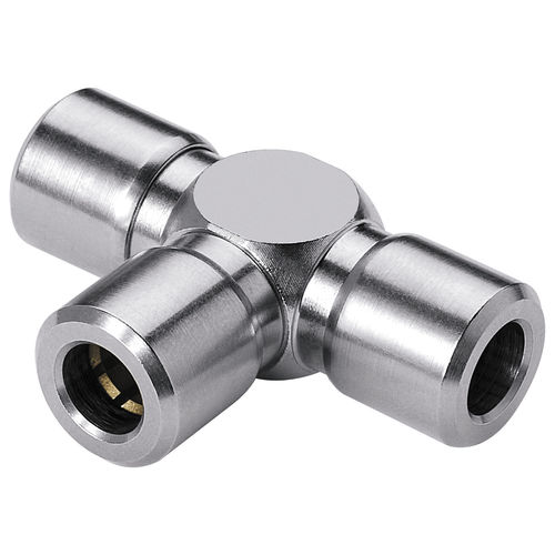 Raccordo pneumatico - 678  - EISELE GmbH - push-in / a T / in ottone nichelato
