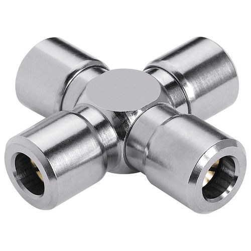 Raccordo pneumatico - 679  - EISELE GmbH - push-in / a croce / in ottone nichelato