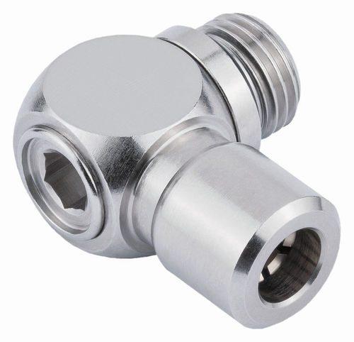 Raccordo pneumatico - 656  - EISELE GmbH - ad avvitamento / a gomito / in ottone nichelato