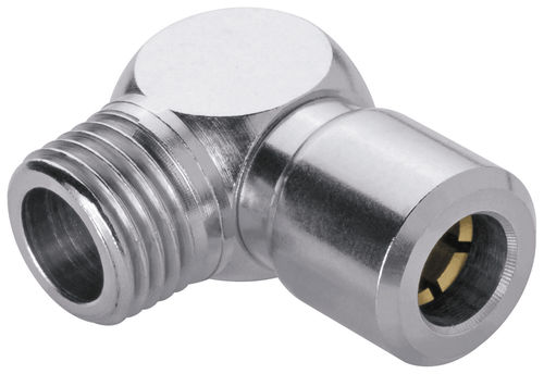 Raccordo pneumatico - EISELE GmbH - ad avvitamento / a gomito / in ottone nichelato