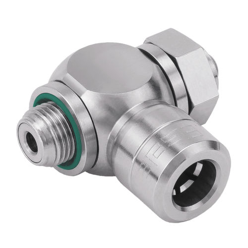 Raccordo pneumatico - VT234 - EISELE GmbH - push-in / tipo T / in acciaio inossidabile