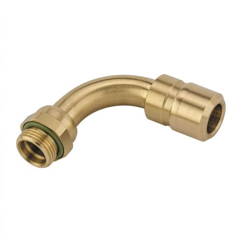 Raccordo per liquidi refrigeranti - VT2603-xxxx90  - EISELE GmbH - pneumatico / ad avvitamento / push-in