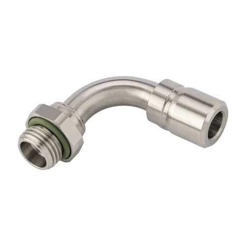 Raccordo gomito a 90° - VT4603-xxxx90  - EISELE GmbH - per prodotti chimici / per liquidi refrigeranti / pneumatico