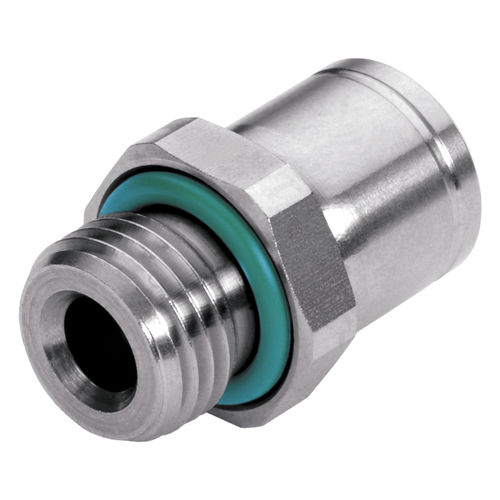 Raccordo in acciaio inossidabile - 928 - EISELE GmbH - per prodotti chimici / ad avvitamento / push-in