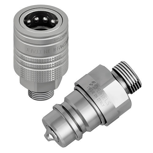 Raccordo idraulico - PUSH PULL - Gemels S.p.A. - rapido / ISO / in acciaio al carbonio