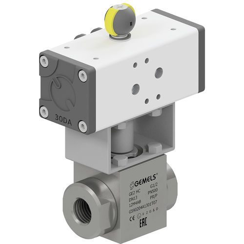 Unità di azionamento per valvola a sfera pneumatico - GE2HC - Gemels S.p.A. - elettrico / rotativo / a 2/2 vie