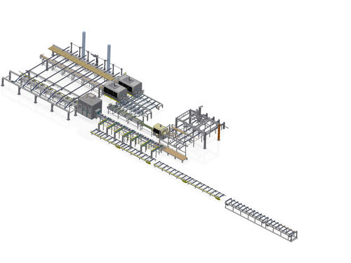 Linea di produzione per legno - Ledinek - automatica / per l'industria del legno