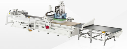 Macchina da taglio per pannelli - NCG2812L - Nanxing Machinery - CNC / di etichettatura / di alesatura