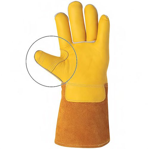 Guanti anticalore - 16PFK - MAFEPE - di saldatura / di protezione meccanica / in pelle bovina