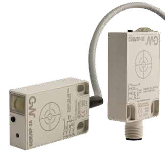 Sensore di prossimità capacitivo - CQ55 series - Micro Detectors - rettangolare / analogico / IP67