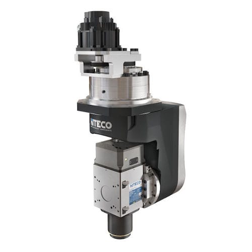 Testa di fresatura birotativa - TILT VHX 180 - Hiteco - 5 assi