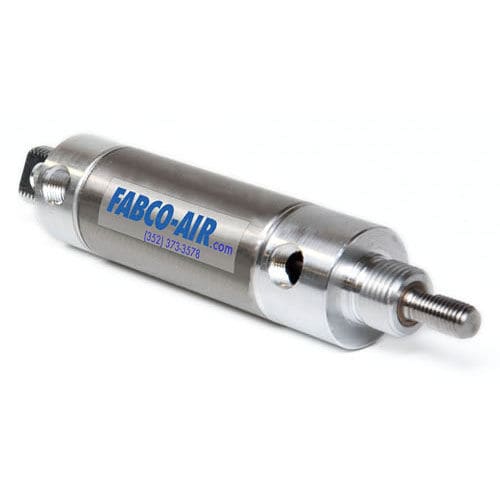 Cilindro pneumatico - H series - FABCO-AIR - a pistone / a pistone magnetico / in acciaio inossidabile
