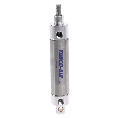 Cilindro pneumatico - F series - FABCO-AIR - a pistone magnetico / con gambo filettato / a doppio effetto