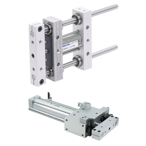 Guida lineare a pattino - EZ series - FABCO-AIR - in acciaio inossidabile / in alluminio / di precisione