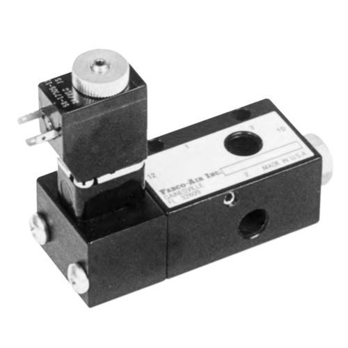 Distributore pneumatico a cassetto - 18 series - FABCO-AIR - azionato tramite solenoide / a 3 vie / a 2 vie