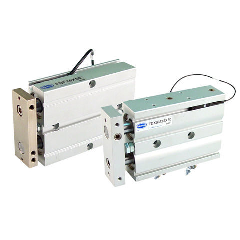 Cilindro pneumatico - FDXS series - FABCO-AIR - a pistone magnetico / a doppio pistone / a doppio effetto