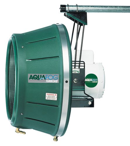 Cannone nebulizzatore per l'abbattimento delle polveri - AQUAFOG TURBO XE - CoolMist Systems Australia - a muro