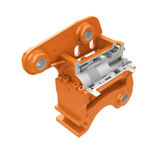 Sistema articolato per attacco attrezzo - 8 400 - 75 000 lb (3 800 - 34 000 kg) | PowerTilt series - Helac