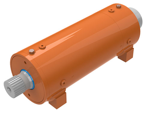 Attuatore idraulico - T20 series - Helac - rotativo / con pignone e cremagliera / a doppio effetto