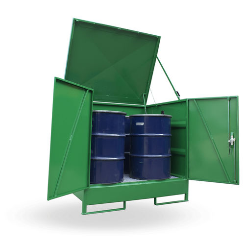 Armadio da officina - VD4D - Empteezy - con piedi / in containers / in acciaio