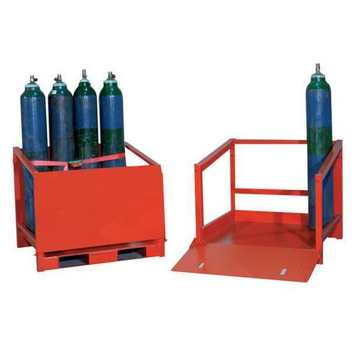 Pallet per bombola di gas - CT1 - Empteezy - in metallo / per carico pesante