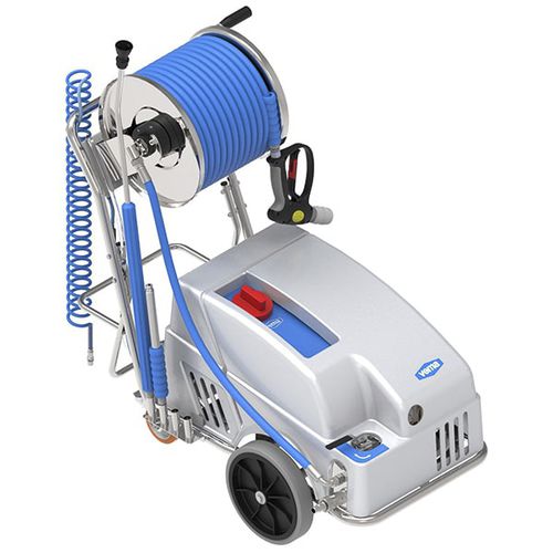 Idropulitrice ad acqua calda - FDR Super-Air - Vema - trifase / mobile / in acciaio inossidabile