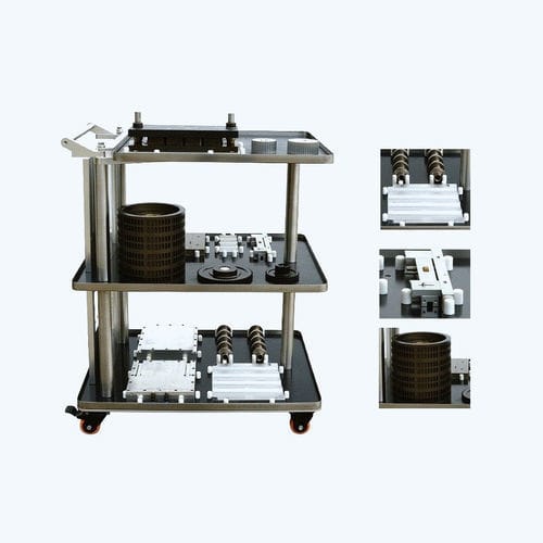 Carrello di stoccaggio - Jornen Machinery Co., Ltd. - per movimentazione / 3 livelli / con rotelle