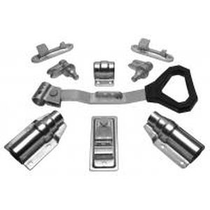 Impugnatura ribaltabile - 16857 series - Eberhard Manufacturing Company - per porta con serratura / in acciaio