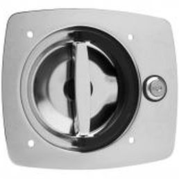 Nottolino a chiave - 9120 / 9121 series - Eberhard Manufacturing Company - in acciaio inossidabile / con impugnatura a D / filomuro