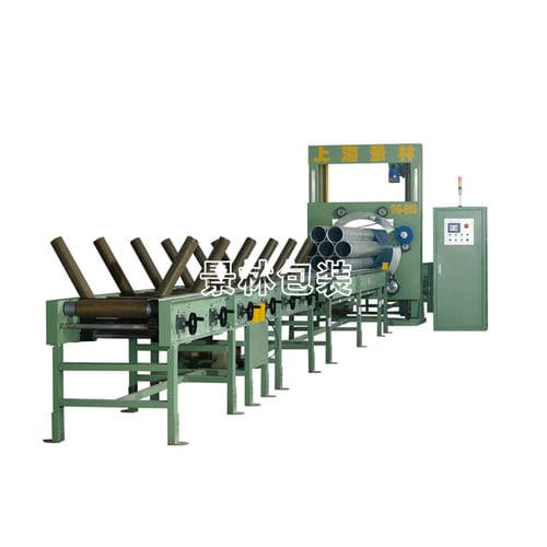 Avvolgitrice fasciapallet orbitale - GG800 - Shanghai Jinglin Packaging Machinery Co.,Ltd - automatica / per pellicola estensibile