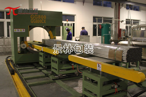 Avvolgitrice fasciapallet orbitale - GG800  - Shanghai Jinglin Packaging Machinery Co.,Ltd - automatica / per profilati / per pellicola estensibile