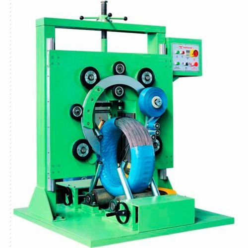 Avvolgitrice fasciapallet verticale - GS300-E - Shanghai Jinglin Packaging Machinery Co.,Ltd - automatica / di bobina / per pellicola estensibile