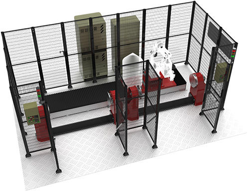 Cella robotizzata di saldatura - TSH O-010E - TDRi Robotics AB